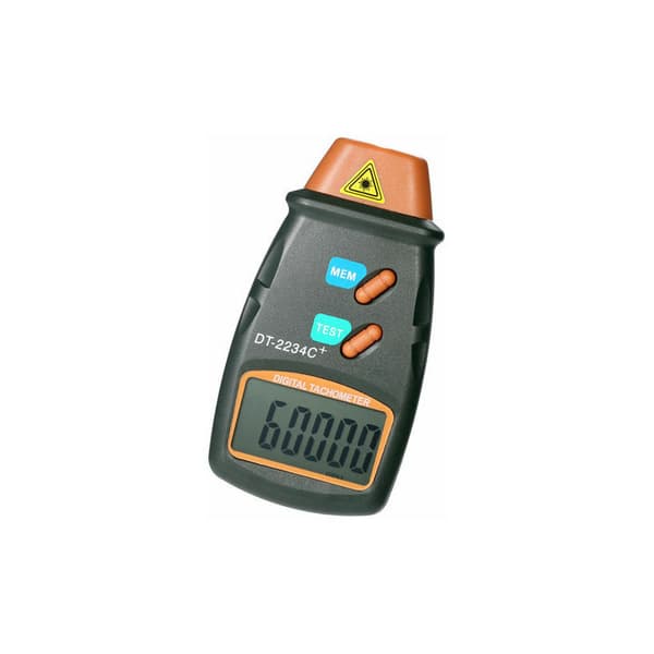 Tachometer, varvräknarområde 2,5 varv/min-99 999 varv/min