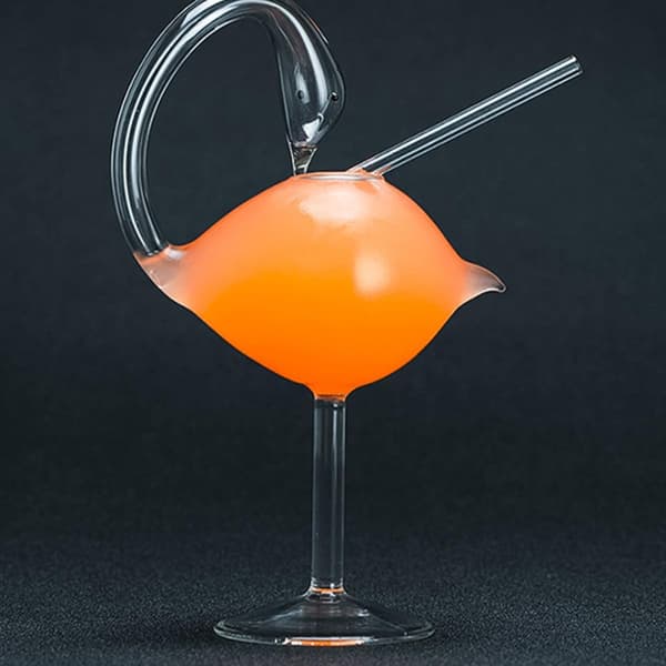 2 stk. Svanformede Cocktailglas Martiniglas 178 ml Alsidig Kvalitetssikring til Bar og Hjem