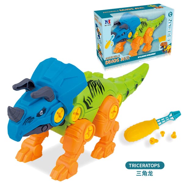 4-pakning DIY dinosaurleker med bor, dinosaurgaver til gutter og jenter 3 4 5 år og oppover