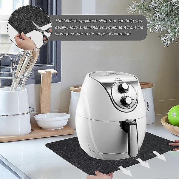 Heat Resistant Mat for Air Fryer, 2 Pcs with Sliding Function