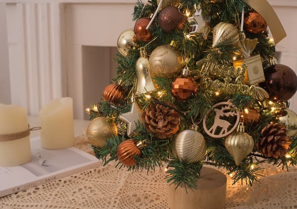 Small Christmas tree, Christmas tree decorations, mini pack A A