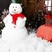 Artificial Christmas Snow 80 * 240CM Plush Artificial Fiber Snow