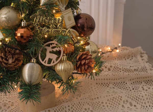 Small Christmas tree, Christmas tree decorations, mini pack A A