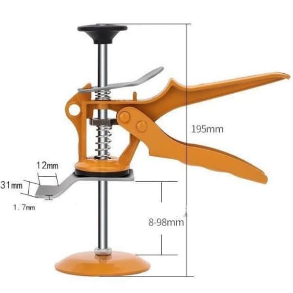 Wall Tile Height Adjuster, 2-Piece Lifting Adjustment Device, Suitable for Lifting and Fixing Tiles, Floors, Doors and Windows