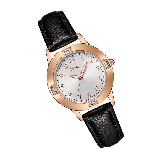 Dam Quartz Klocka, Chic Vattentät Armbandsur, Trendig Damklocka