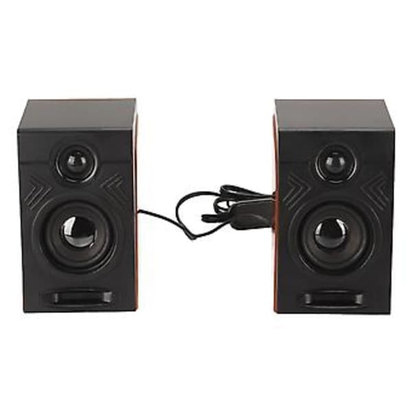 PC-højttalere HiFi Dyb bas Justerbar lydstyrke Plug and Play Skrivebordshøjttalere til tv'er Computere Bærbare computere Telefoner