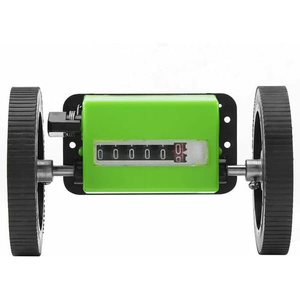 Meter Counter - 1 pc Mechanical Length Meter Counter Roller Wheel Green