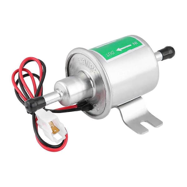 HEP-02A 12V Universal Fuel Pump Compatible with Gasoline, Diesel Engines and Generators