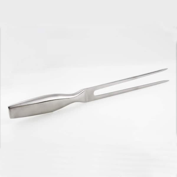 1 stk Gaffel i rustfritt stål for kjøtt, 27 cm