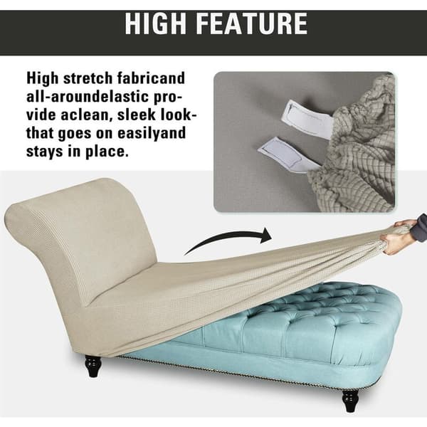 Stretch Stolskydd Sofföverdrag för inomhus Arm Lounger Kudde Skyddsfodral Skydd A