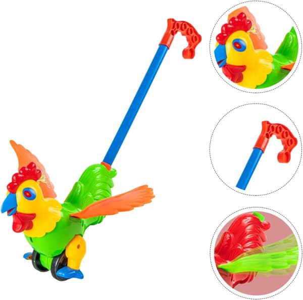 Walking Wagon with Removable Handle, Tilting Walking Wagon for Learning to Walk