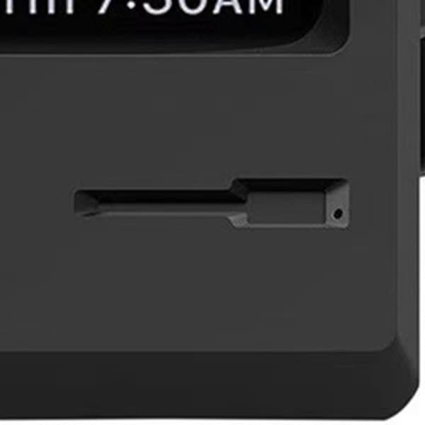 Ur-opladningsstativ Silikone Kompatibel Bærbar Multifunktionel Ur-opladningsholder til IWatch Sort