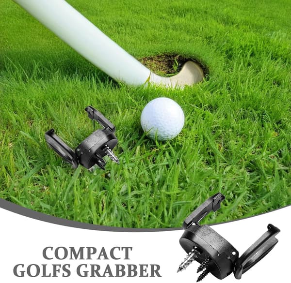 5 stk. bærbar teleskopisk putter golfboldopsamler, let lille golfopsamlingsværktøj