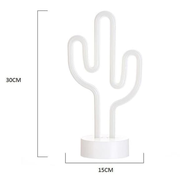 Cactus neon sign night light with holder decorative KLB