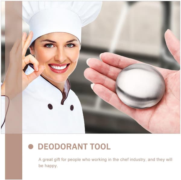 Deodorizing Soap Stainless Steel Soap Round Stainless Steel Creative Design Delicate Detail Safe