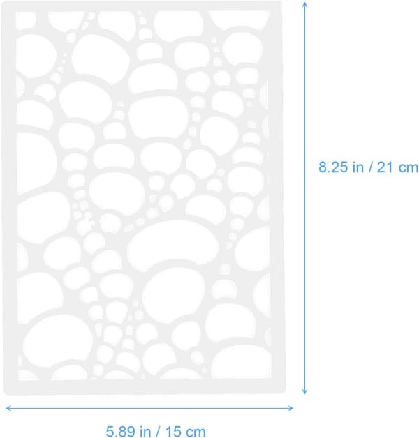 Leopard Print DIY Stencils Drawing Stencils for Boys and Girls Reusable Washable Painting Tools
