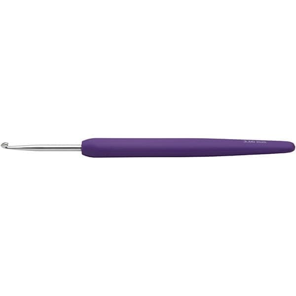 Virkkuukoukku nro 3, pituus 13,3 cm, violetti - Creativ Company 1