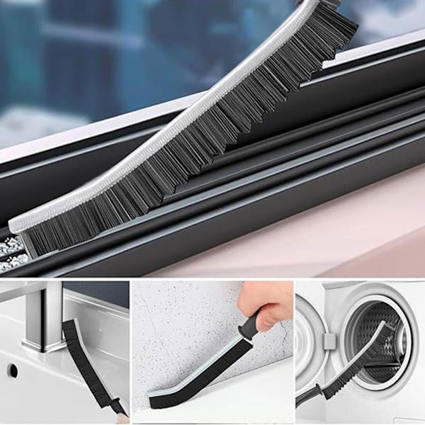 7-piece Window Track Cleaning Brush, Multi-size Brushes, Effective Scrubbing Tool