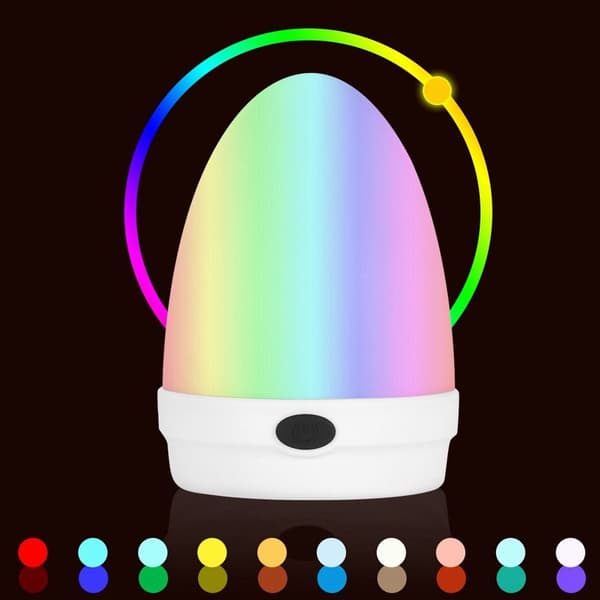 RGB Color Changing Atmosphere Night Light Bedroom Bedside KLB