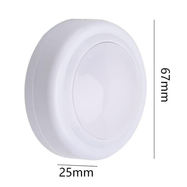 Night light with 16 colors, replaceable LED puck lights, battery operated, dimmable, under cabinet lighting, wireless, with 2 remote controls and timer 3 pcs 3 pcs