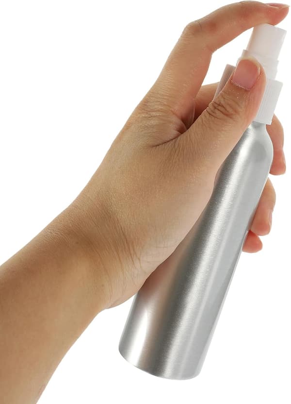Sprayflaske 120ml aluminiumslegering 2 stk bærbar for reisebruk