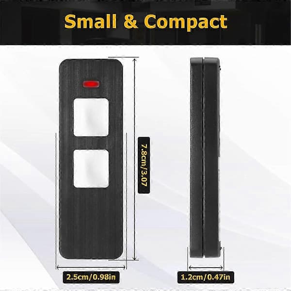 868MHz Remote Control Garage Door, 2 Channels Remote Control Compatible for Summer 4015862001900, Doo