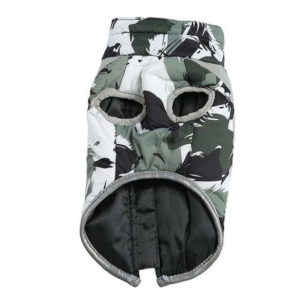 Warm Dog Vest Soft Reflective Windproof Waterproof Thickened Dog Winter Jacket for Medium Large Pets (FMY)
