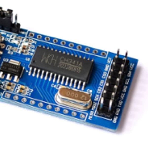 CH341A Programmer USB til UART-omformer IIC SPI I2C Innebygd arbeidslys Parallellport-omformer