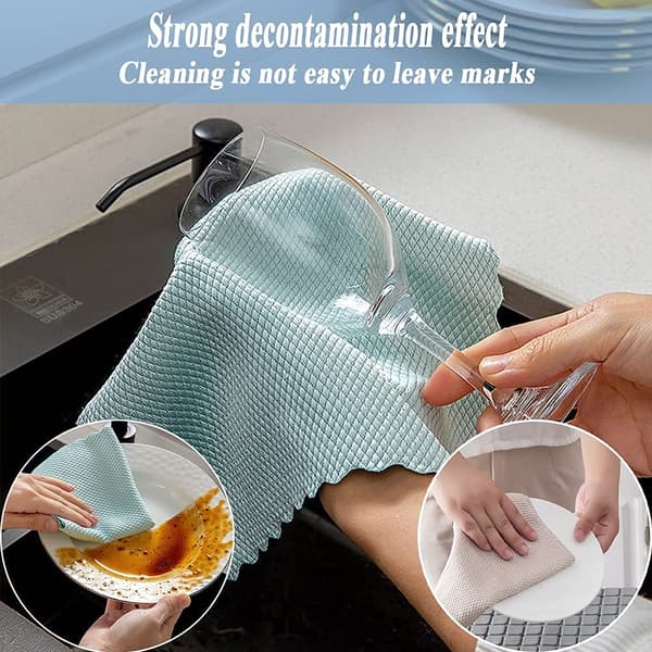 Microfiber cloths Nano cleaning cloths 10 pcs 25x25 cm