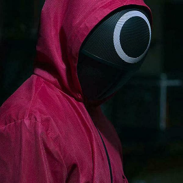 Squid Game Mask Cosplay Dekselmaske Maskeradefest Mann Rekvisitter 2021 administrator administrator