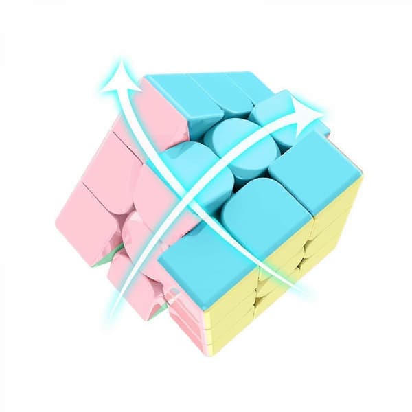 Speed Cube Set, Speed Cube Bundle med 3x3 och Cube Stickerless Magic Cubes Collection för barn, tonåringar och vuxna [5-pack] (stickerless)