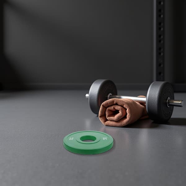 Rubber-Coated 1kg Barbell Weights, Fractional Training Bumper Plates