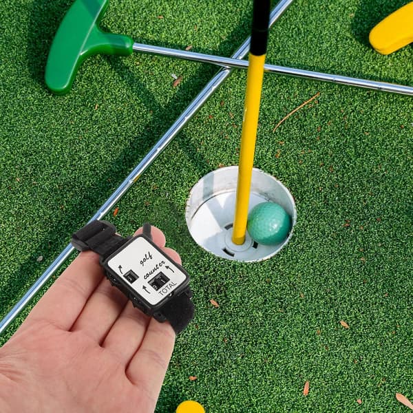 Golfscoretæller Håndklikker Bærbar Manuel Slagtæller Ur Boldmarkør