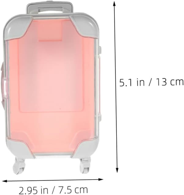 10 stk. små makeuptasker Bærbar makeuptaske til rejser Mini-organizer-etui med rum