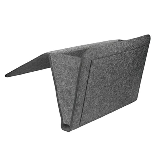 Bedside Storage Bag Pocket Felt Bed Hanging Table Sofa Bedroom Organizer Holder