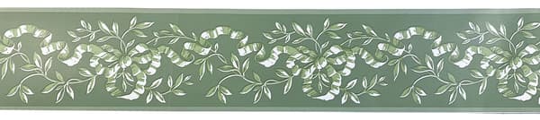 Tapetbord Självhäftande Hem, 10 cm x 10 meter (Grön)