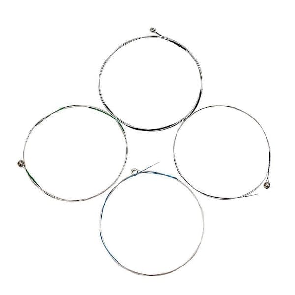 Universal Violin Strings Complete Set (EADG) Steel Core Nickel Silver Wound with Nickel-Plated Ball End for 4/4 3/4 1/2 1/4 1/8 Violins