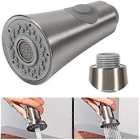 Erstatningssprayhode for kjøkkenkran 2 spraymoduser Kjøkkenkran Erstatningskranhode Spray for uttrekkbar kran 1/2 \" IPS-gjenge