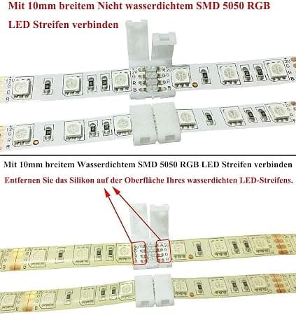RGB 5050 LED-stripstik 4-bens LED-strip hurtigstik til