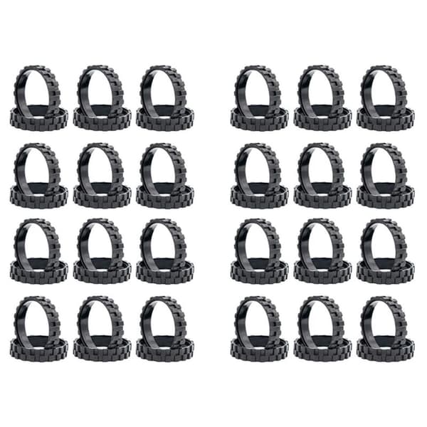 24 stk. Hjul Dæk til I7 Plus E5 E6 E7 500 600 700 800 900 Serie S9 S9+ Støvsuger Del