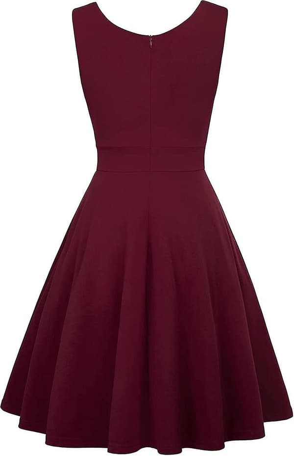 Retro Rockabilly Naisten Mekot L rosa_tfrf