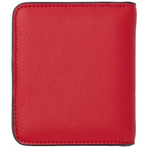 Dame RFID-blokkerende Liten Kompakt Bi-fold Luksus Ekte Skinnlommebok Dame Mini Lommebok med ID-vindu