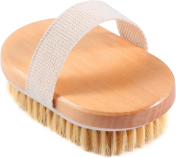 Body brush, lymphatic drainage, anti-cellulite, exfoliation and improved blood circulation