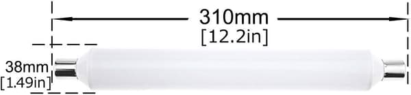 LED S19 7W 310mm (naturvitt 4000K) Badrumsbelysning 700lm