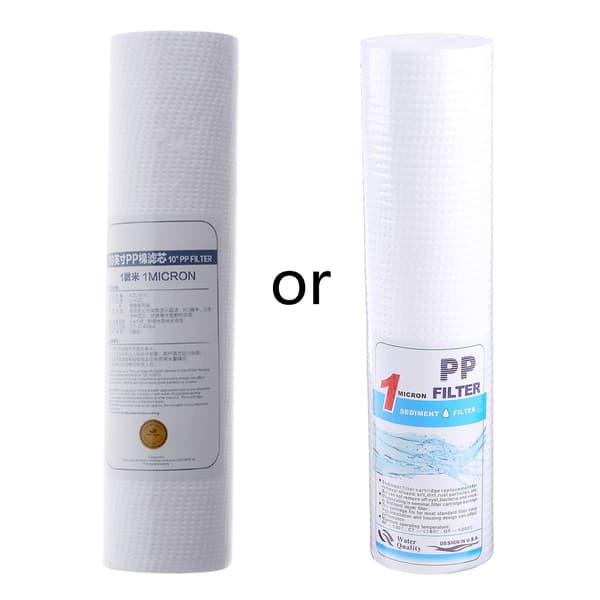 10\" Water Purifier PP Filter Cartridge 1 Micron Slit Sediment Replacement