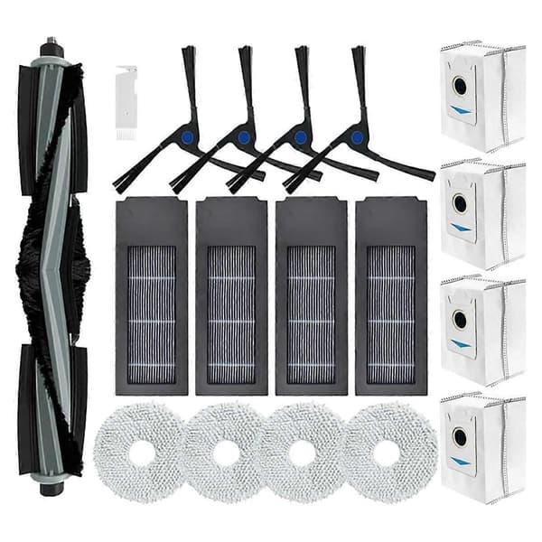 Til Deebot X2 / X2 Omni / X2 Pro / DEX86 Robotstøvsuger Hovedsidebørster Hepa Filter Moppeklud