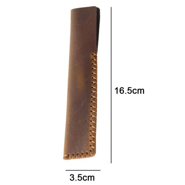 Simple Pencil Case, Pen Holder for Students, Office Lady Brown KLB