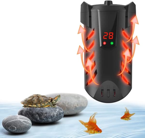 Aquarium Heater, LED Digital External Controller Protector, Control Temperature 20-34℃, Suitable for 15-50L Aquariums