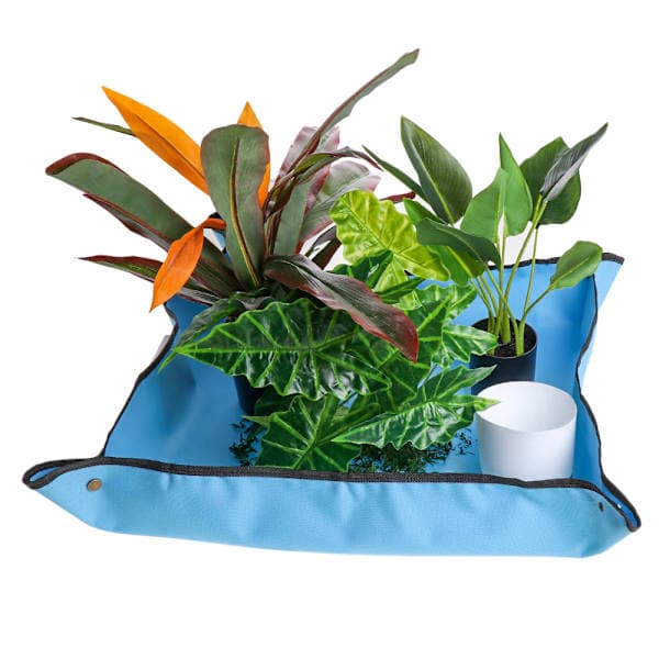 Planteunderlag til havefliser blå 75x75cm blue 75x75cm
