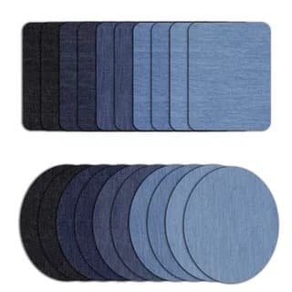 Stryge-lapper til Jeans 25 Styk Stryge-lapper til Børneknæ Stryge-lapper til Denim